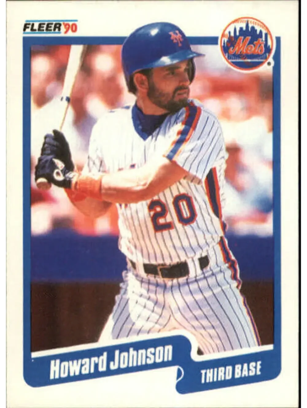 1990 Howard Johnson Fleer Baseball Card #208